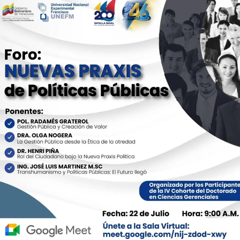 En este momento estás viendo Foro: Nuevas Praxis de políticas públicas.